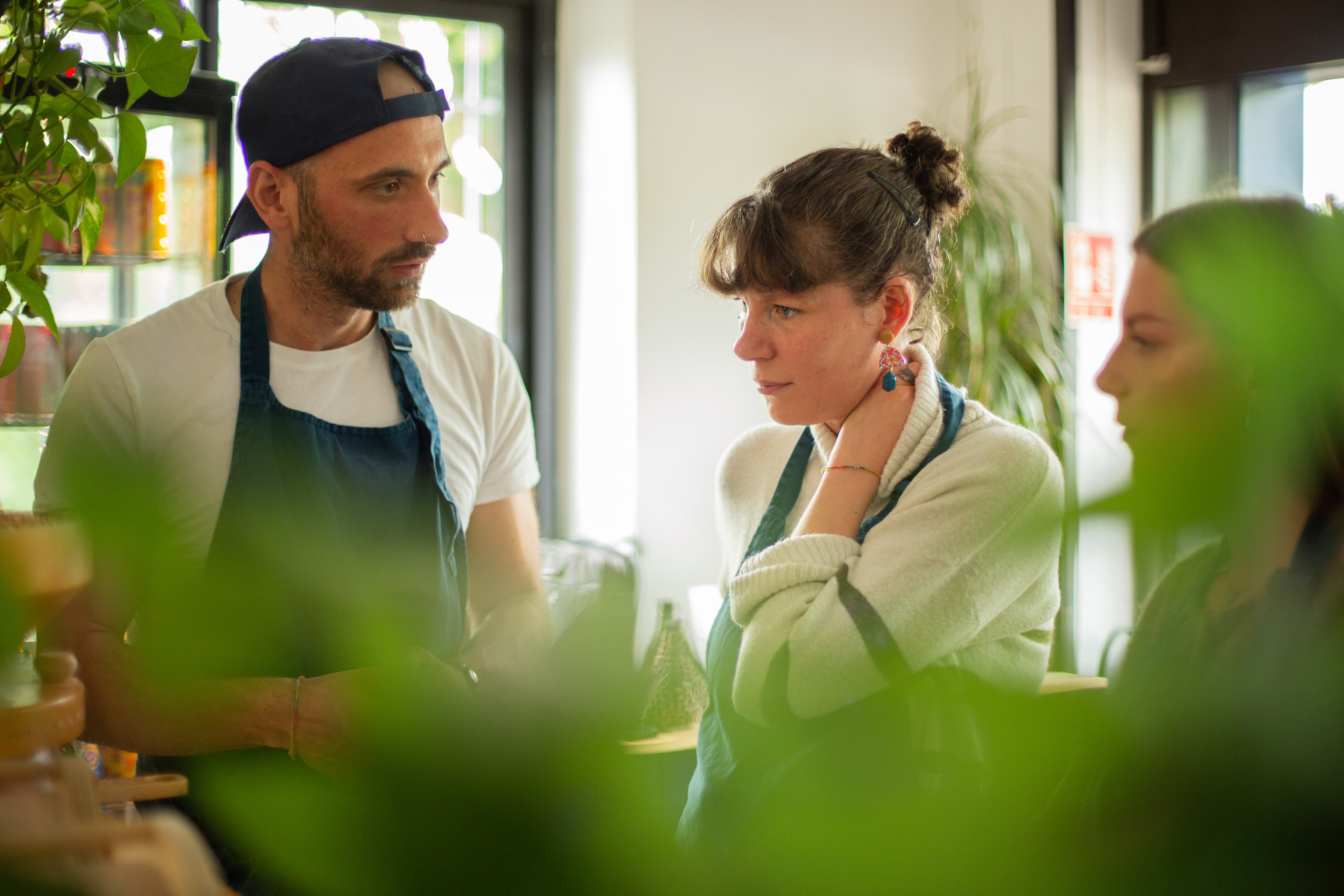Etienne Crevat en cuisine, école pizza artisanale EAPPS Lyon